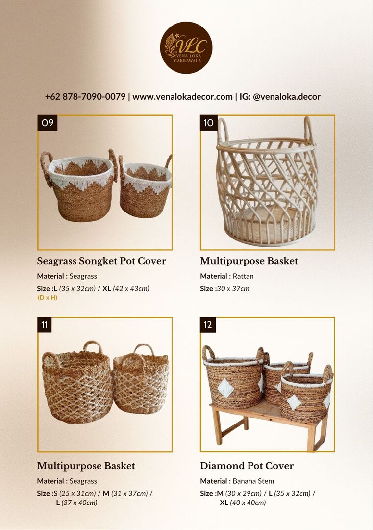 Basket & Pot Cover Collection